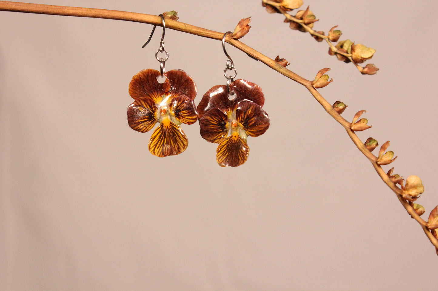 Crochets avec pensées tigrées