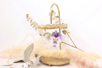 Chaine argent avec fleur