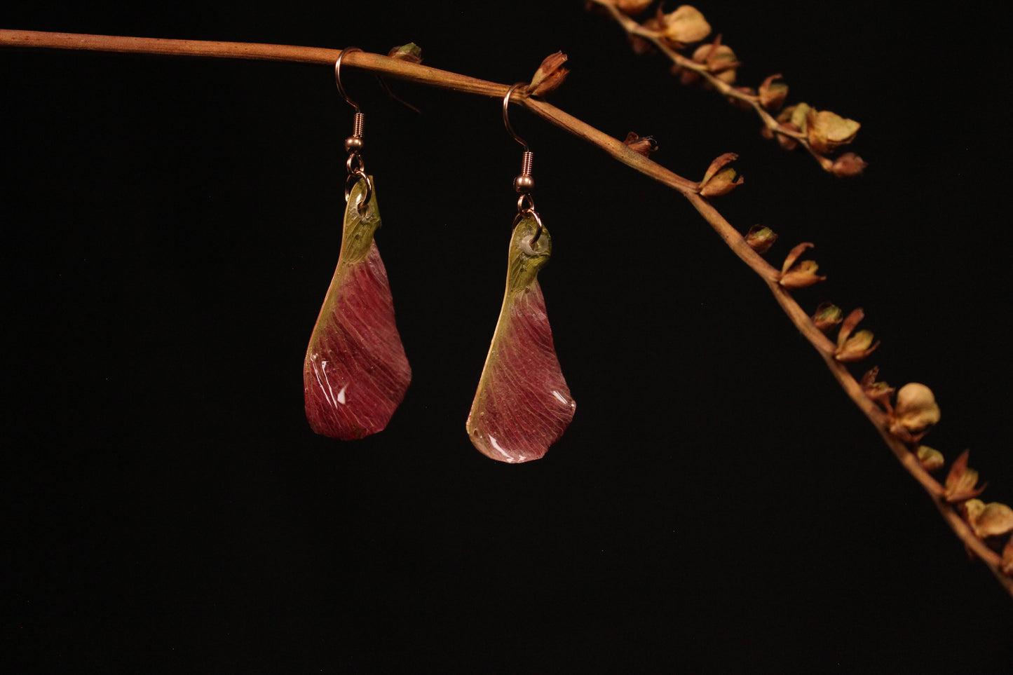 Crochets rose avec samares