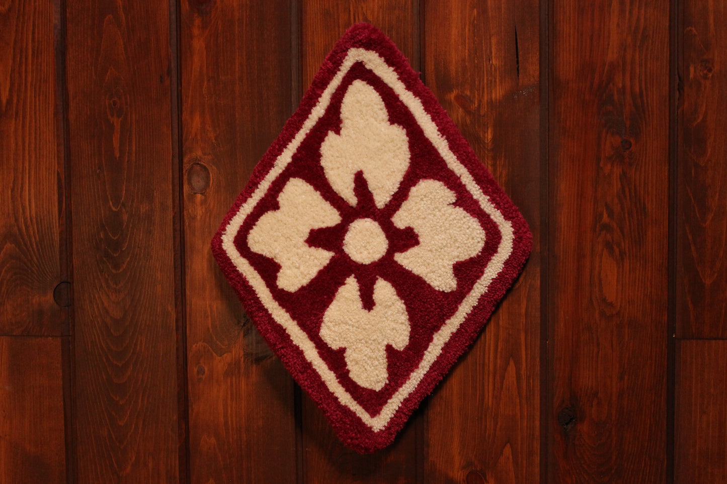 Tapis murale losange