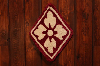 Tapis murale losange