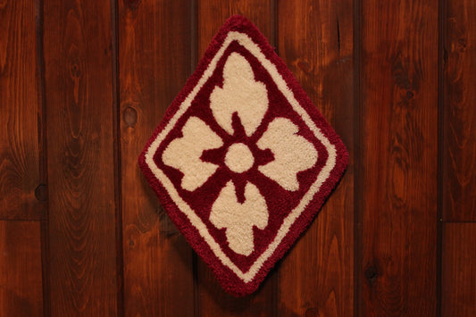 Tapis murale losange